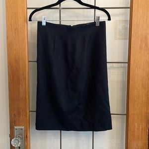 Vintage Gianni Versace Couture 1990s Black Pencil Skirt
